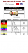 Resistance Calculation Tool screenshot 2