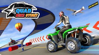 ATV quad bike stunt balap: trek mustahil 3D screenshot 1