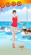 menina da praia vestir-se jogo screenshot 5