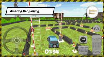 3 डी जीप कार पार्किंग screenshot 3