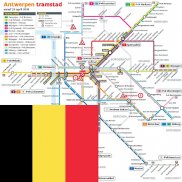 ANTWERPEN BELGIUM NETWORK MAP LIJN screenshot 7