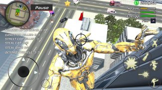Super Crime Steel War Hero Iron Flying Mech Robot screenshot 2