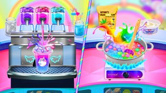 Rainbow Ice Cream - Unicorn Party Food Maker screenshot 1