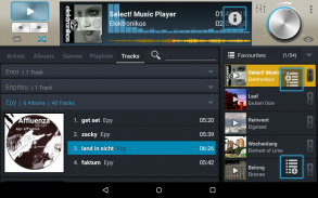 Select! Music Player Tablet screenshot 4