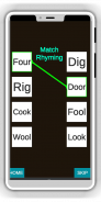 Match rhyming words : rhyming words matching game screenshot 5