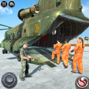 OffRoad US Army Helicopter Prisoner Transport Game screenshot 7