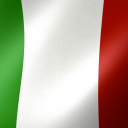 Bandiera Italia 3D carta da parati animata Icon