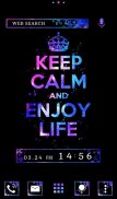 Keep Calm and Enjoy Life Tema screenshot 4