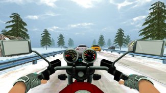 VR Highway Traffic Bike Racer screenshot 1
