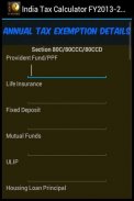 India Tax Calculator FY 2019-2 screenshot 3