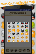 stylish name maker 3d - stylish text screenshot 0
