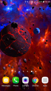 Asteroides 3D fondo animado screenshot 8