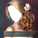 Blume Braut Stirnband montage Icon