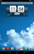 Sense flip clock & weather screenshot 1