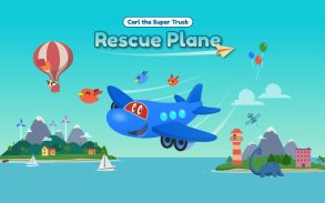 Carl Super Jet:  Airplane Rescue Flying Game screenshot 0