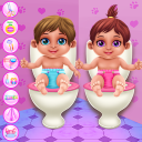Crazy Mommy Triplets Care Icon