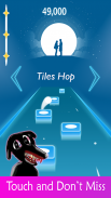Scary cartoon dog Hop tiles screenshot 2