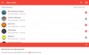 Sininho - YT notifications screenshot 13