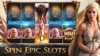 Game of Thrones Slots Casino : jeu épique gratuit screenshot 2