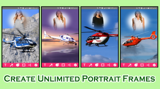 Helicopter Photo Frames screenshot 5