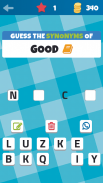 Synonyms and Antonyms - Word game with friends screenshot 1