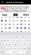 Message Symbols & Characters screenshot 0