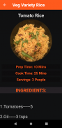 Veg Variety Rice screenshot 2