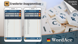 Word Ace - German Word finder & Anagram solver screenshot 3