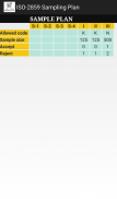 ISO-2859 Sampling Plan screenshot 0