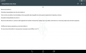 Interprétation des rêves screenshot 1