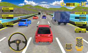 High Speed Traffic Car Driving Road Race Simulator screenshot 0