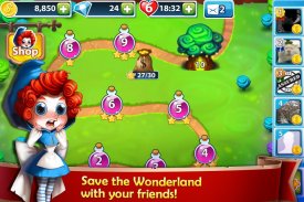 Solitaire in Wonderland - Golf Patience Card Game screenshot 1