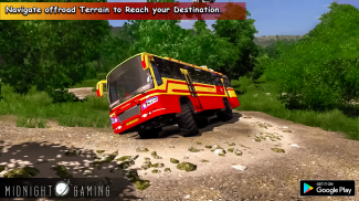 Offroad Coach Simulator : Offroad Bus Games 2021 screenshot 2