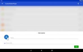 CustomRadioPlayer - Basic URL-RadioStream App screenshot 12