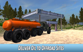 Simulador de caminhão de petróleo offroad screenshot 1