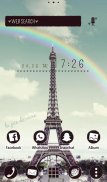 Wallpaper Rainbow Eiffel Theme screenshot 4