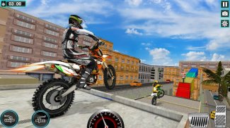 Motorbike Roof Jumping Stunts screenshot 0