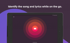 Musixmatch गीत + खिलाड़ी screenshot 1