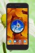 Flowers Clock Live Wallpaper screenshot 3