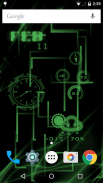 Neon Clock GL Live wallpaper screenshot 0