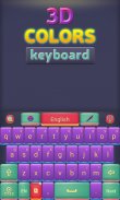 3D Colors GO Keyboard Theme screenshot 4