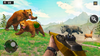 Wild Bear Animal Hunting 2021 Animal Shooting Game screenshot 1