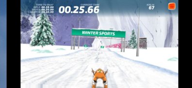 Skiing Game Pro screenshot 0