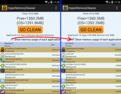 HyperMemoryCleaner free Memory screenshot 0