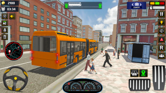 Coach Bus Train Driving Games screenshot 5
