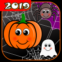 Touch Pumpkins Halloween. Games for kids Icon