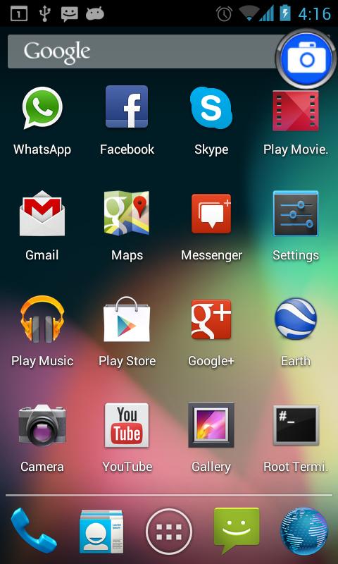 screenshot android