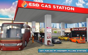 Gas Station Bus Parking Games screenshot 8