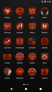 Red Orange Icon Pack screenshot 6