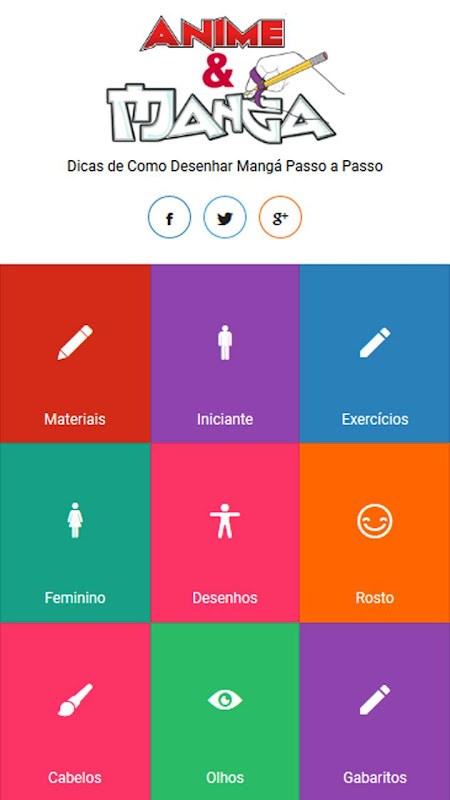 Desenhar Anime e Manga Passo a Passo - Téléchargement de l'APK